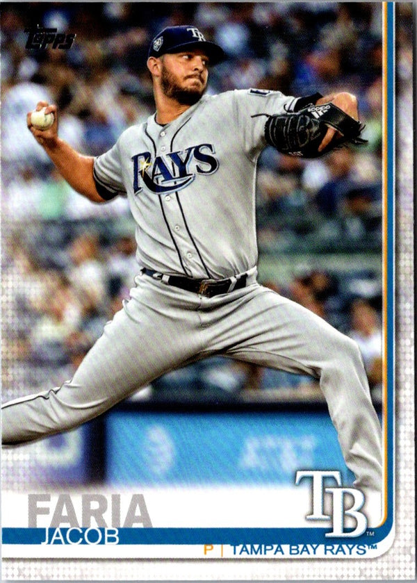 2019 Topps Jacob Faria #656