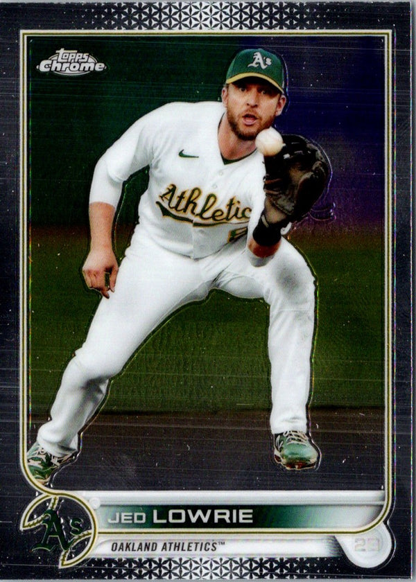 2022 Topps Chrome Jed Lowrie #140