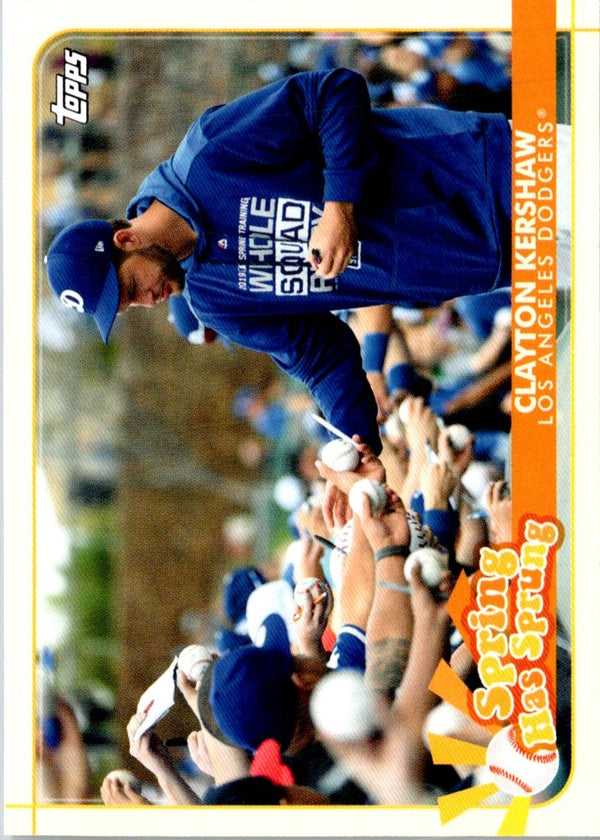 2019 Topps Clayton Kershaw #18