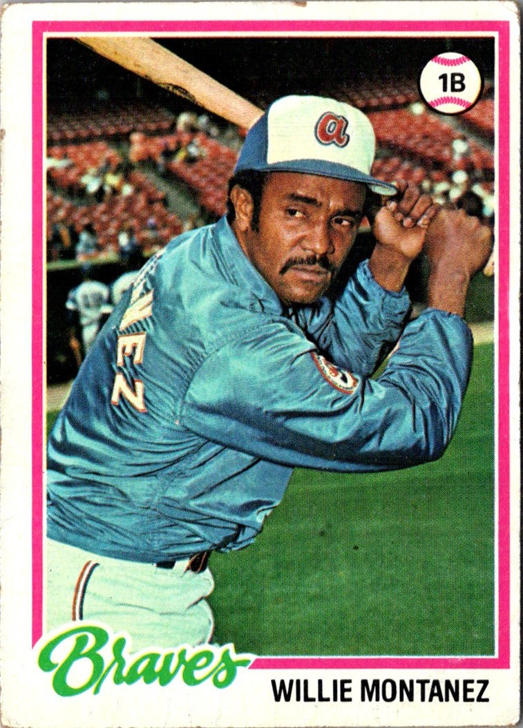 1978 Topps Willie Montanez