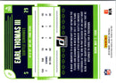 2018 Donruss Earl Thomas III