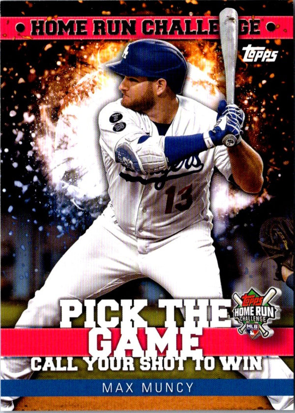 2022 Topps Home Run Challenge Code Cards Max Muncy #HRC-25