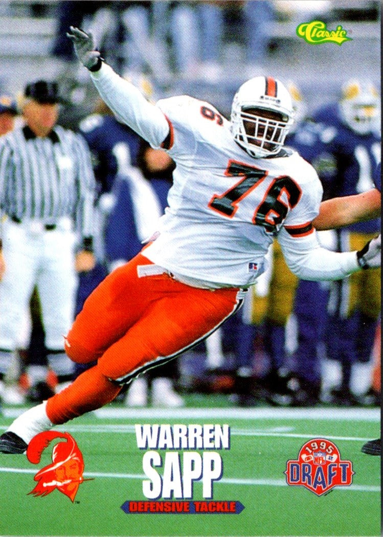 1995 Classic NFL Rookies Warren Sapp