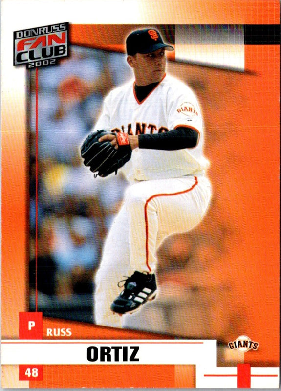 2002 Donruss Fan Club Russ Ortiz #112
