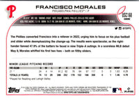 2022 Topps Chrome Update Francisco Morales #USC168 Rookie