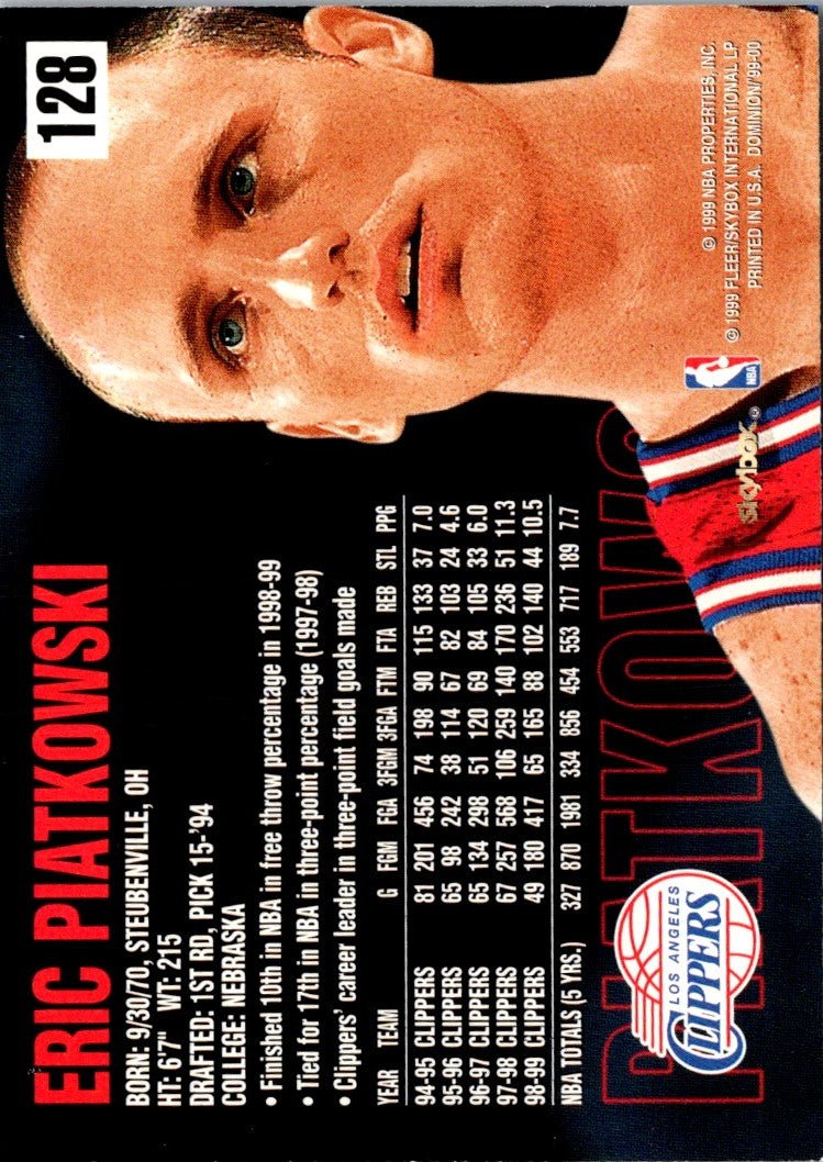 1999 SkyBox Hakeem Olajuwon