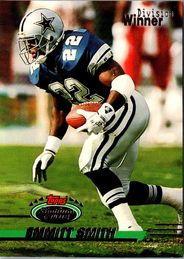 1993 Stadium Club  Fleer Teams in Action in Action Division Winners Emmitt Smith #85