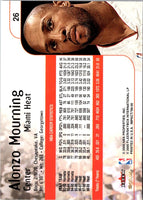 1999 SkyBox Impact Alonzo Mourning #26