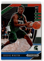 2020 Panini Prizm Draft Picks Collegiate Blue and Cassius Winston #29