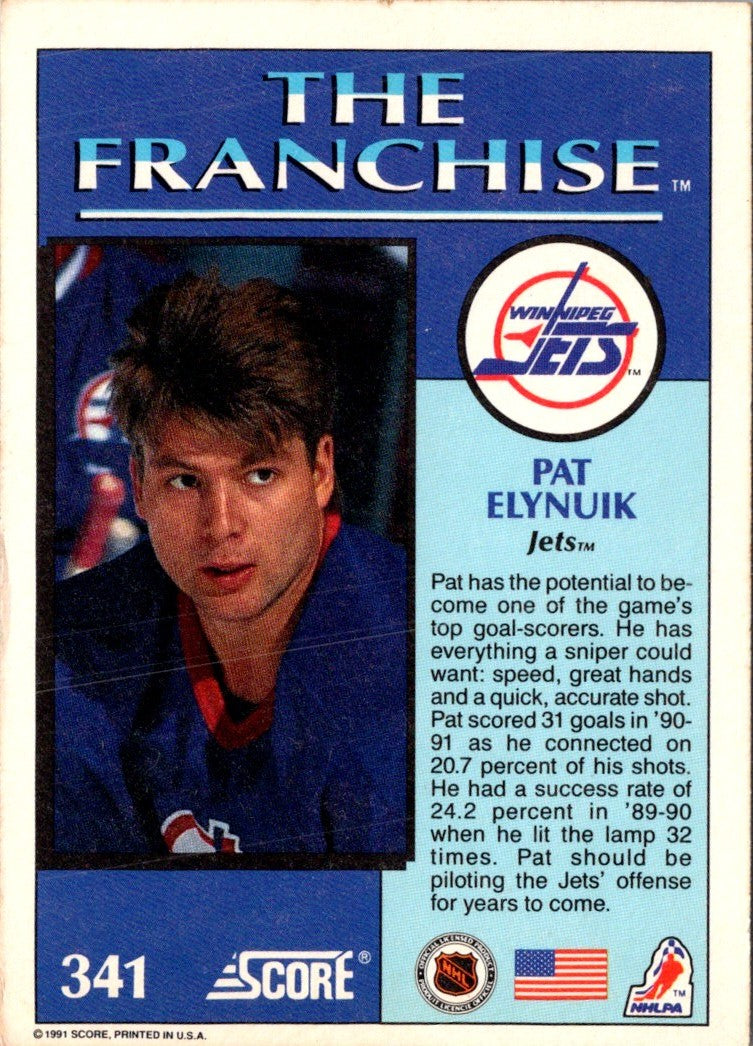 1991 Score Pat Elynuik