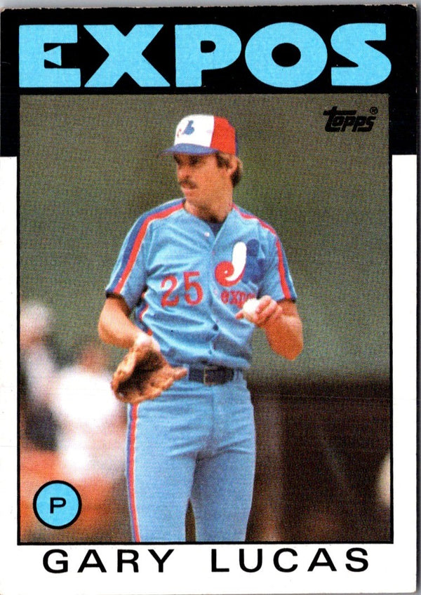 1986 Topps Gary Lucas #601