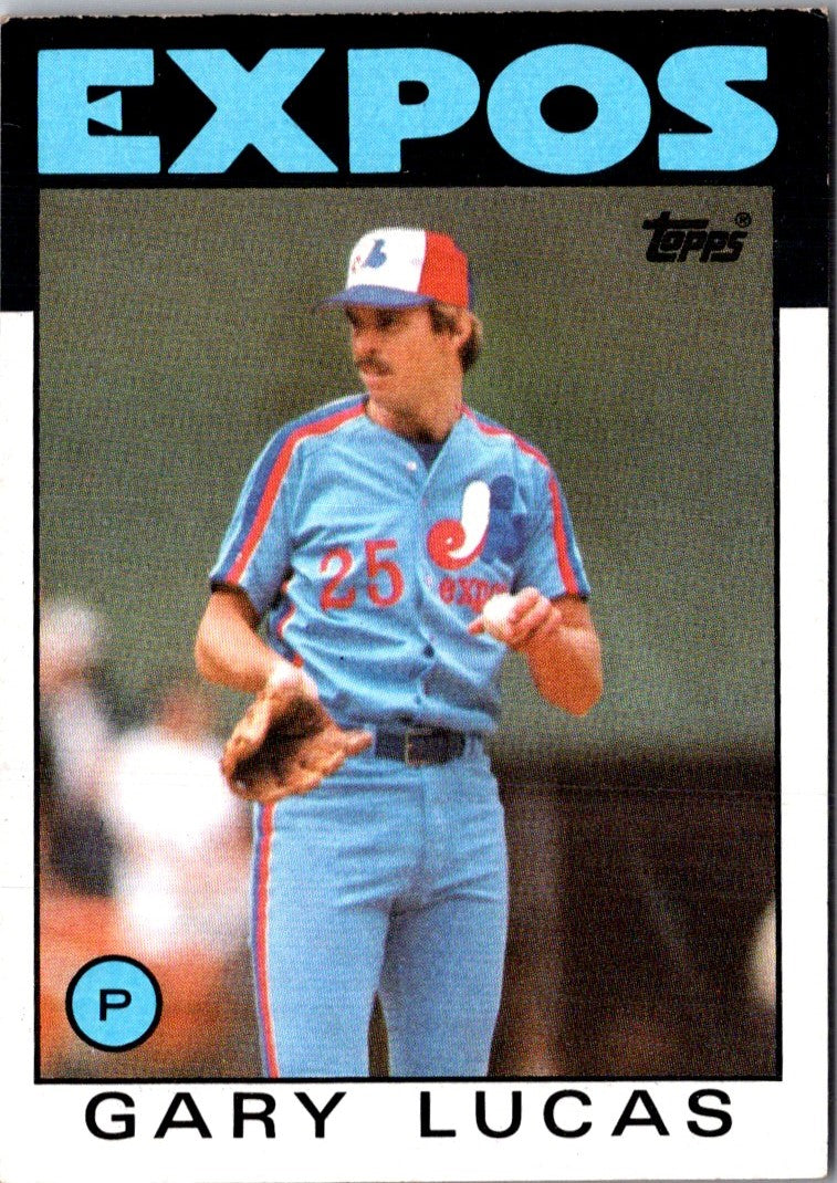 1986 Topps Gary Lucas