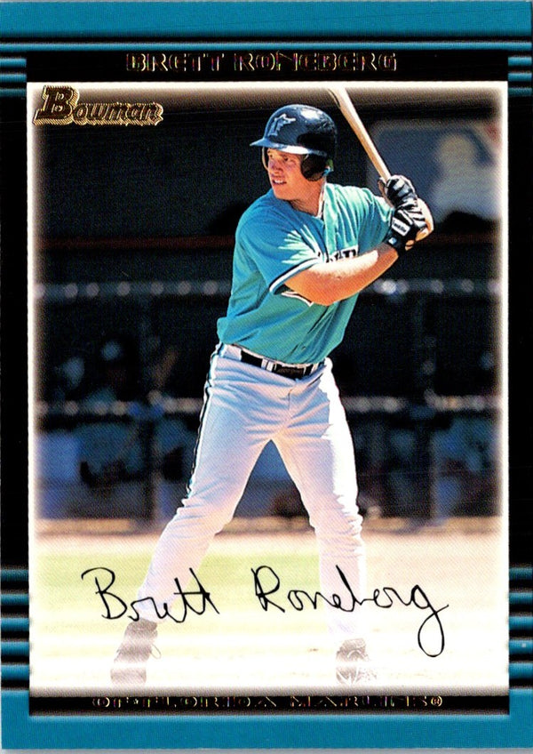 2002 Bowman Brett Roneberg #354 Rookie