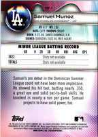 2023 Bowman Platinum Top Prospects Samuel Munoz #TOP-1