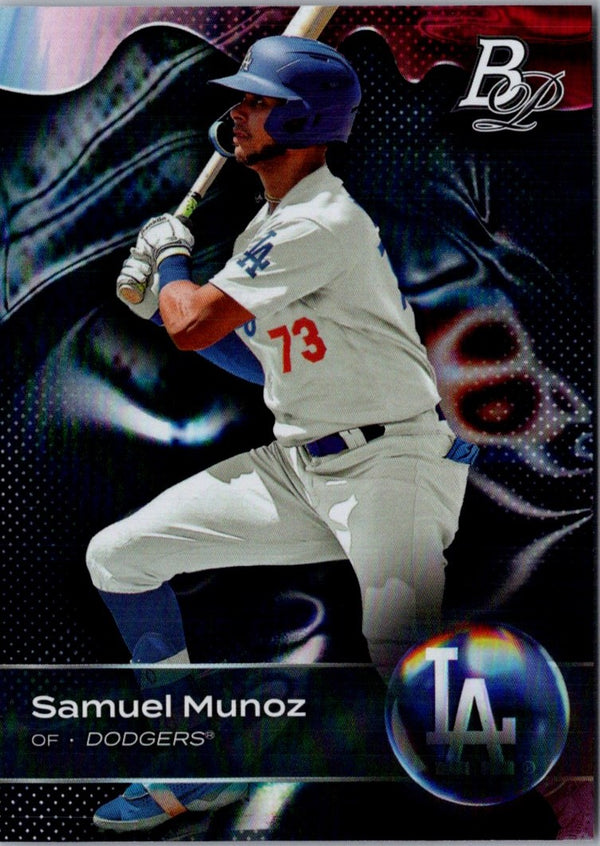 2023 Bowman Platinum Top Prospects Samuel Munoz #TOP-1