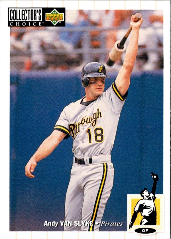 1994 Collector's Choice Silver Signature Andy Van Slyke #280