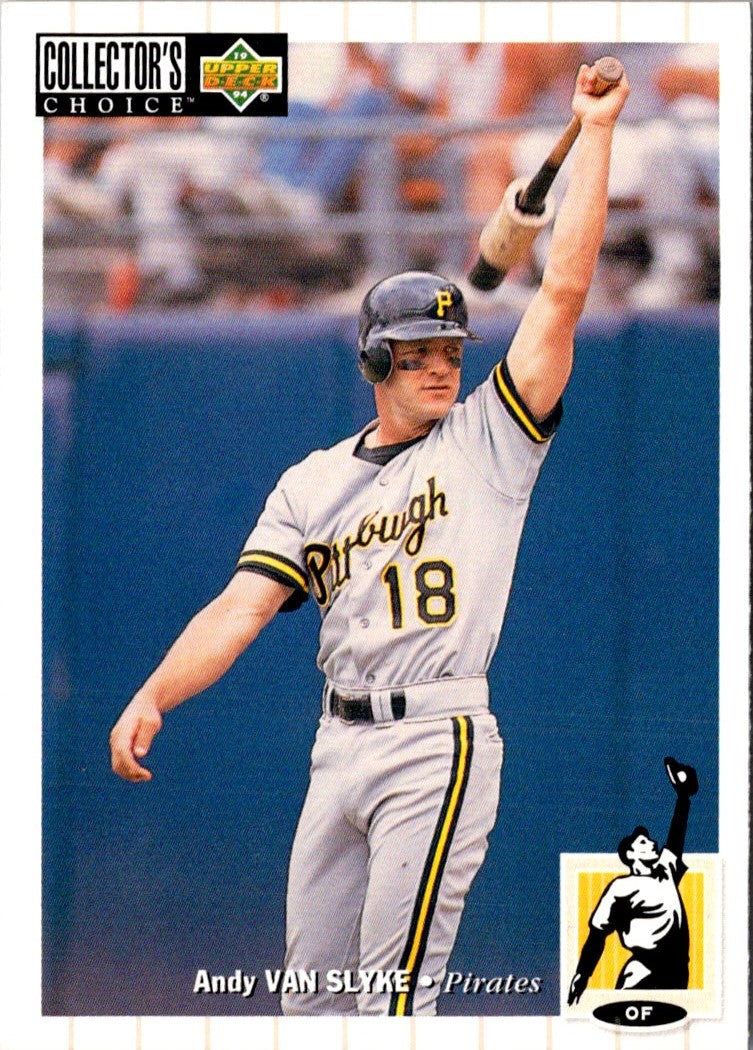 1994 Collector's Choice Silver Signature Andy Van Slyke