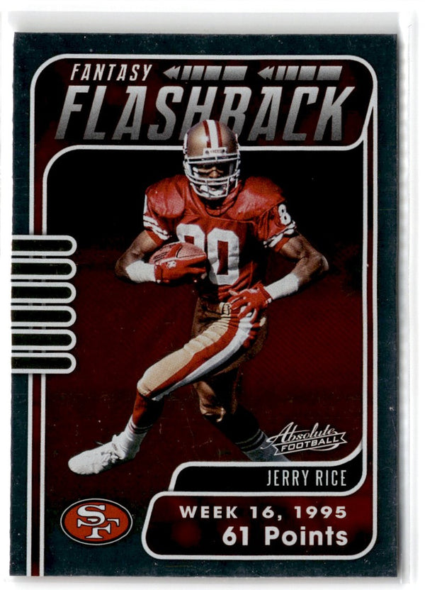 2020 Panini Absolute Fantasy Flashback Jerry Rice #FF-JR