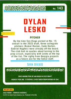 2023 Donruss Dylan Lesko #143