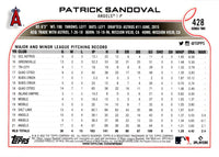 2022 Topps Patrick Sandoval #428