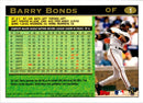 1995 Topps Barry Bonds