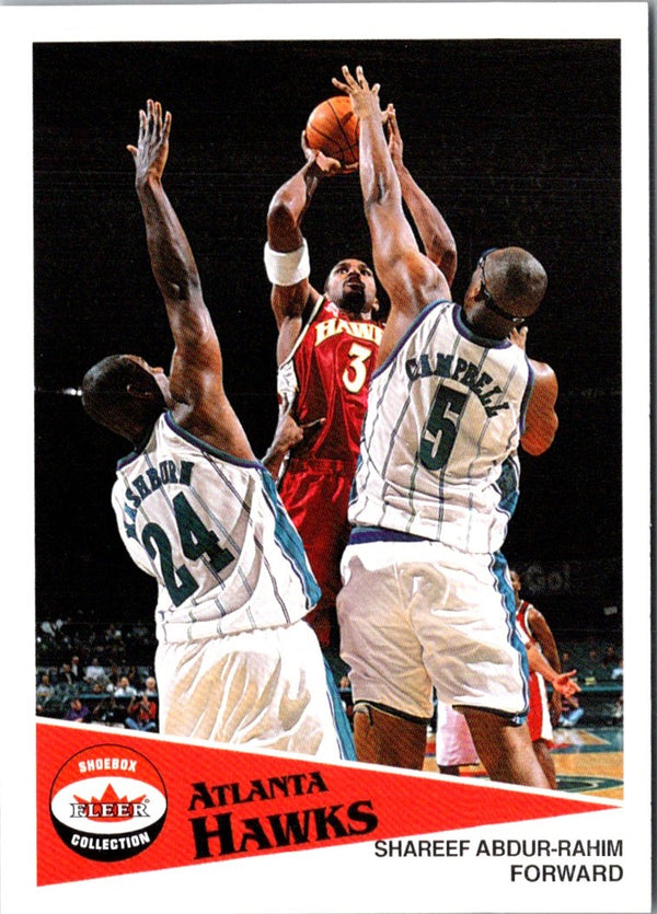 2001 Fleer Shoebox Shareef Abdur-Rahim #21