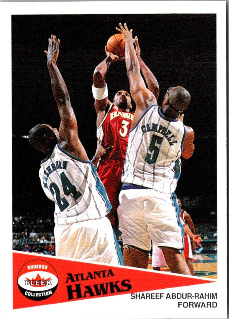 2001 Fleer Shoebox Shareef Abdur-Rahim