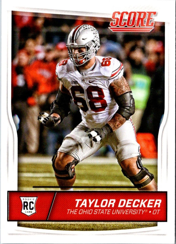 2016 Score Scorecard Taylor Decker #388