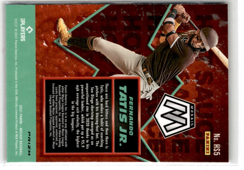 2021 Panini Mosaic Hot Sauce Fernando Tatis Jr.