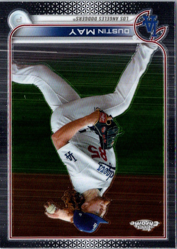 2022 Topps Chrome Update Dustin May #USC40