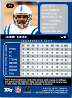 2001 Stadium Club Jerome Pathon #71