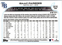 2022 Topps Chrome Update Isaac Paredes #USC193