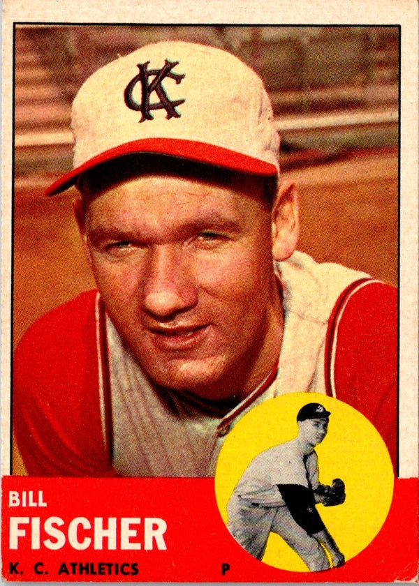 1963 Topps Bill Fischer #301 VG-EX