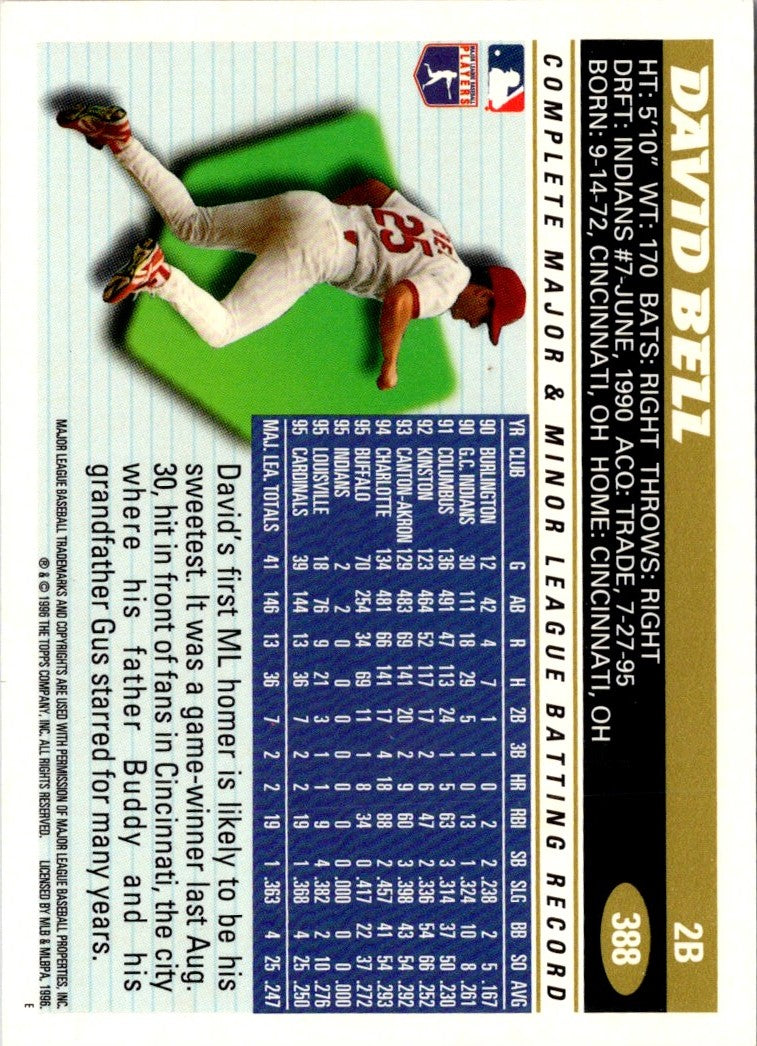 1996 Topps David Bell