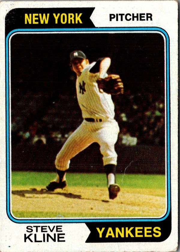 1974 Topps Steve Kline #324