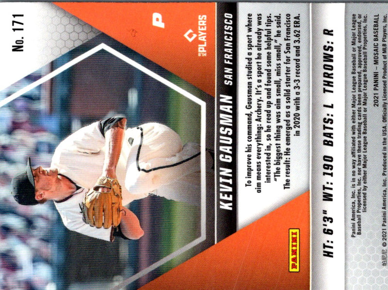 2021 Panini Mosaic Kevin Gausman