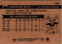 2001 Fleer Tradition Glossy Marcellus Wiley #149