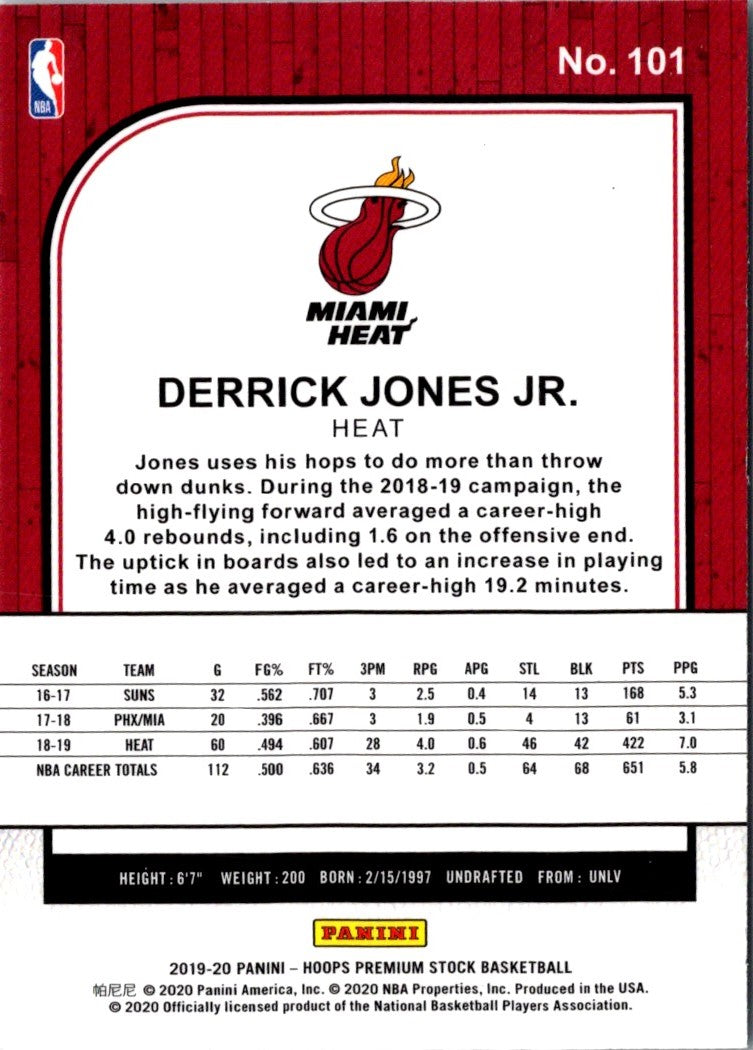 2019 Hoops Derrick Jones Jr.