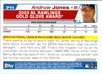 2004 Topps 1st Edition Andruw Jones #711