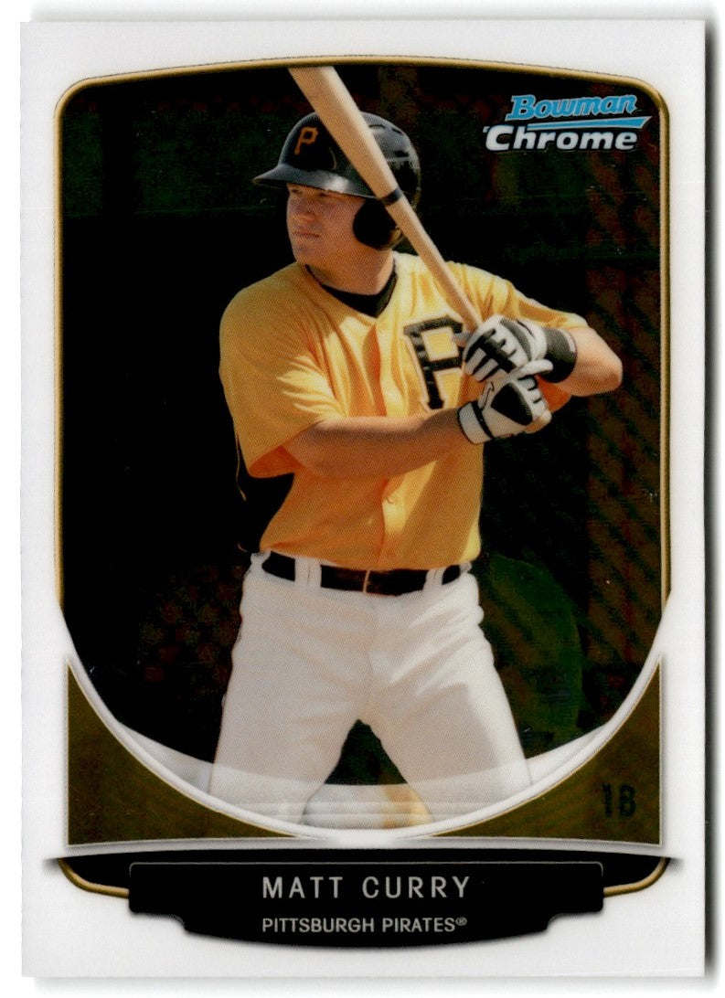 2013 Bowman Chrome Prospects Matt Curry