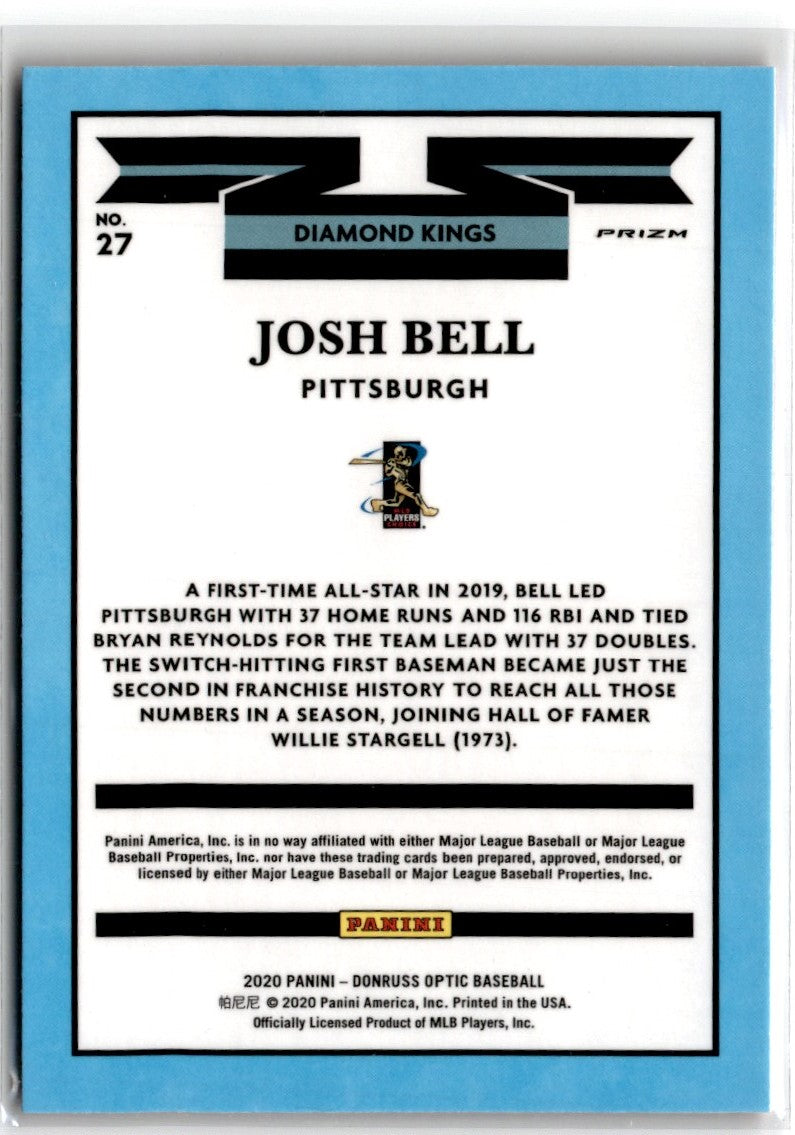 2020 Donruss Optic Pink Josh Bell