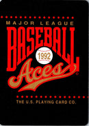 1992 U.S. Playing Card Co. Baseball Aces Tom Glavine
