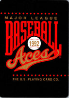 1992 U.S. Playing Card Co. Baseball Aces Tom Glavine #Q