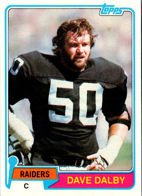 1981 Topps Print Proofs Blue Dave Dalby #449