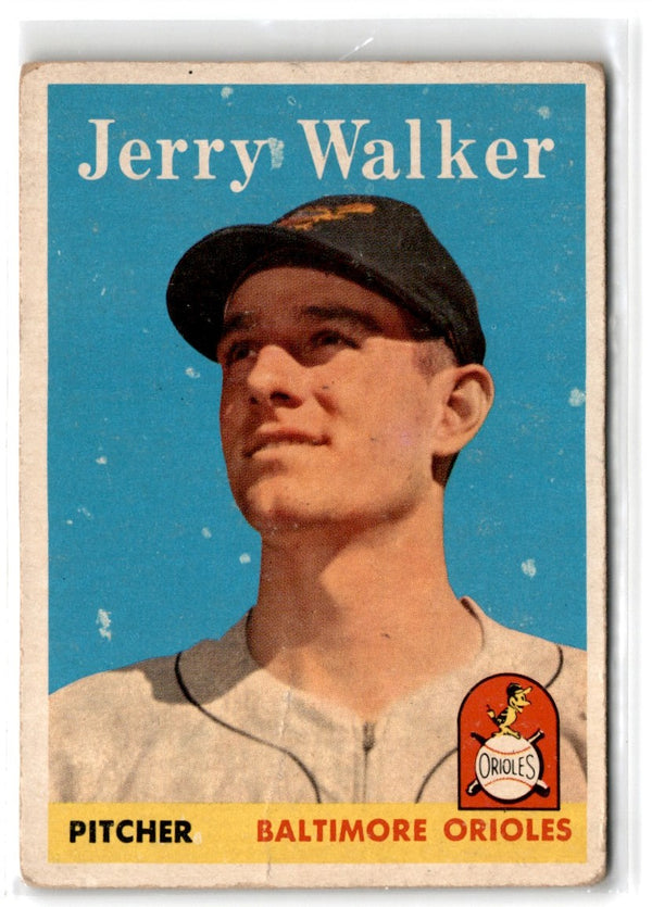 1958 Topps Jerry Walker #113 Rookie