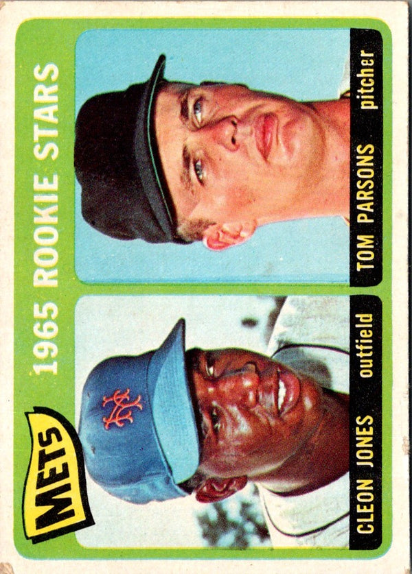 1965 Topps Cleon Jones/Tom Parsons #308 Rookie EX