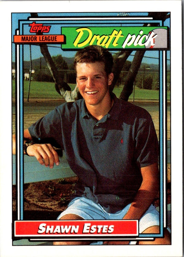 1992 Topps Shawn Estes #624 Rookie