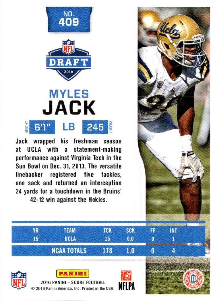 2016 Score Myles Jack