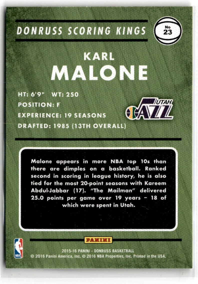 2015 Donruss Scoring Kings Karl Malone