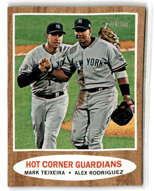 2011 Topps Heritage Hot Corner Guardians- Gardner/ Boyer #163